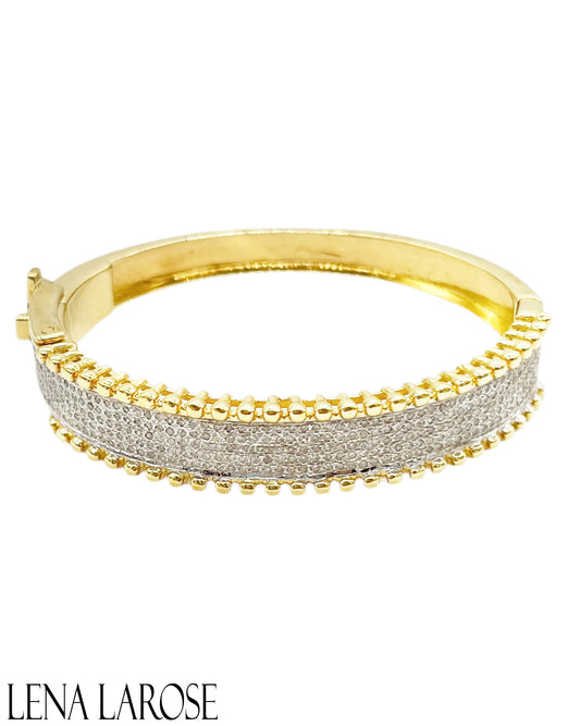 The Woods Five Row Caviar Diamond Bangle