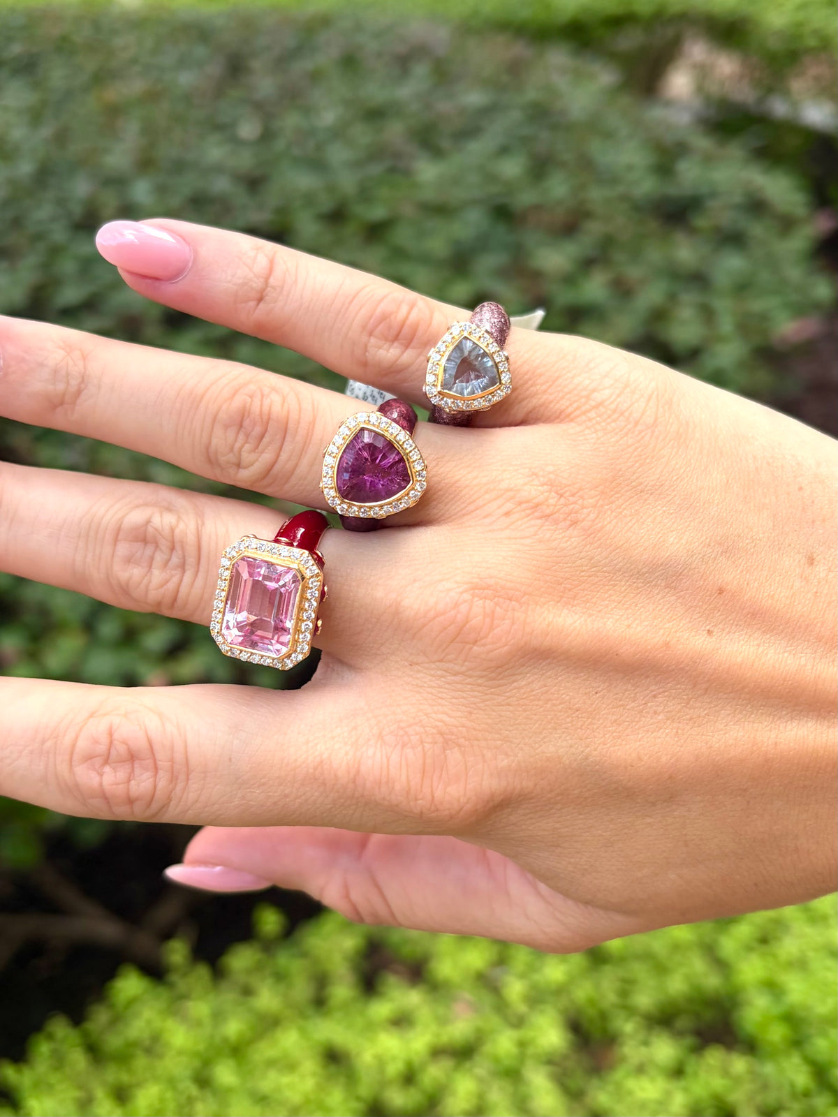 Royal Nomad Bordeaux Gemstone Ring
