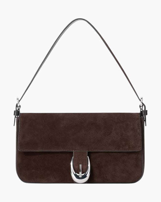 Staud Harlow Suede Shoulder Bag