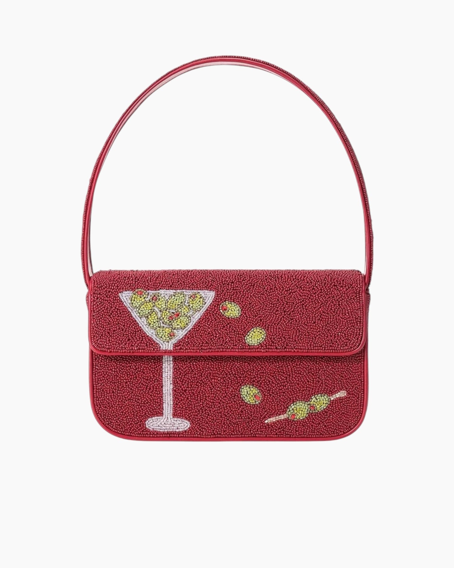 Staud Tommy Dirty Martini Beaded Bag