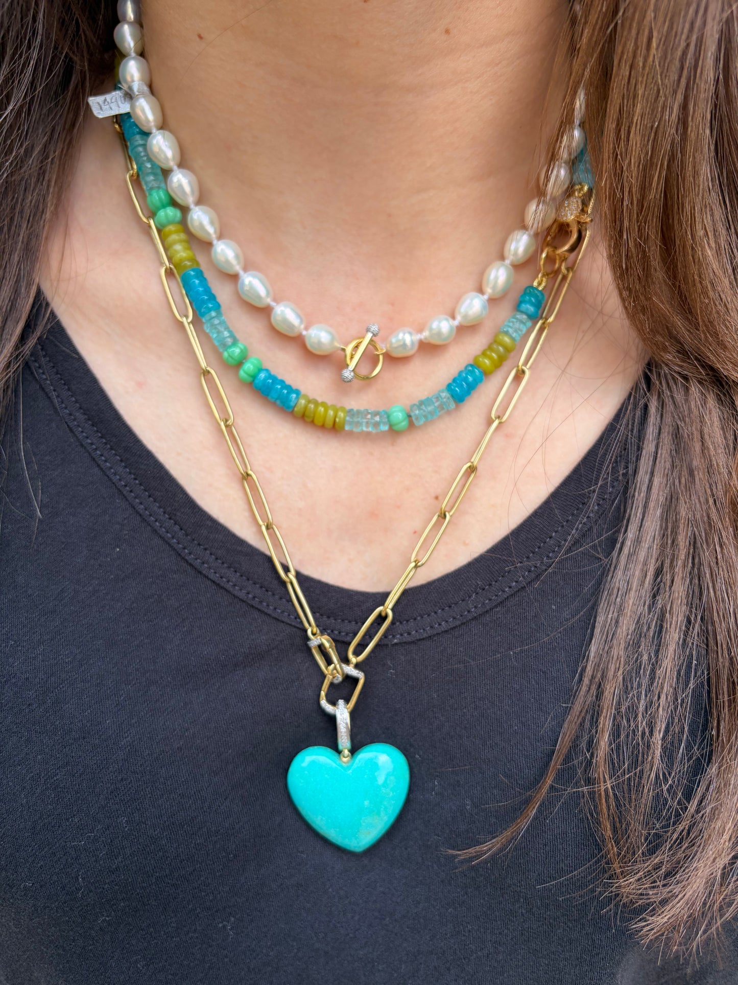 The Woods Turquoise Heart Pendant