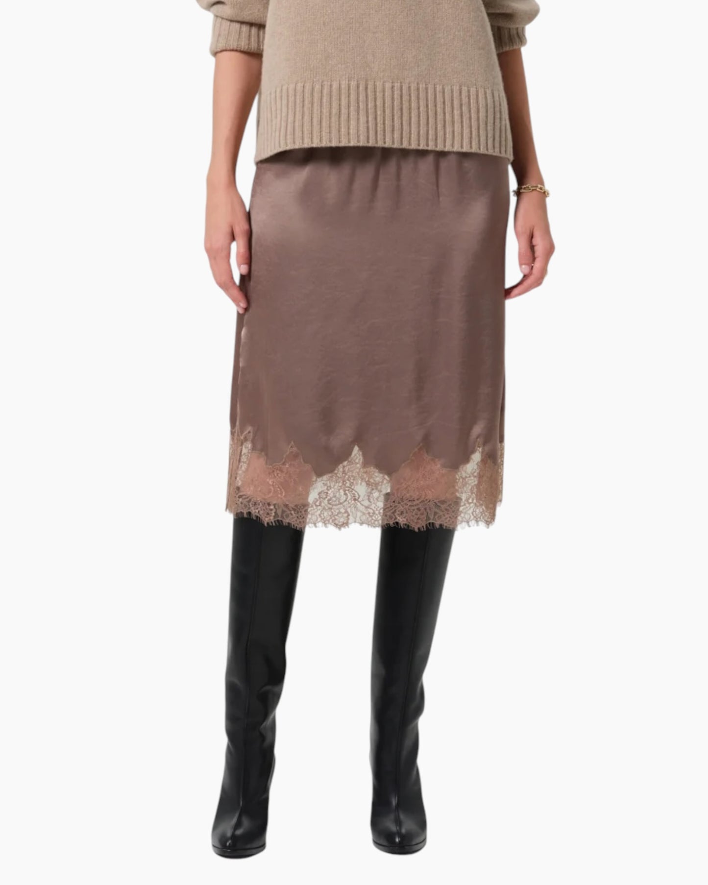 Citizens of Humanity Lace Trimmed Skirt