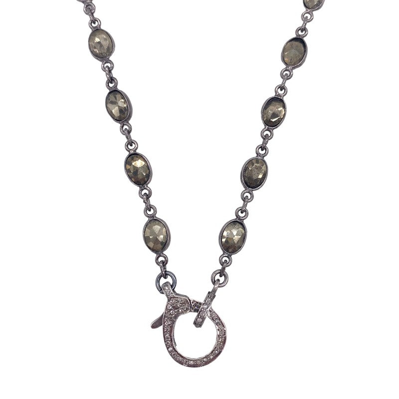 Sample Sale Pyrite Chain, 17"