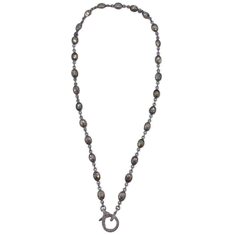 Sample Sale Pyrite Chain, 17"