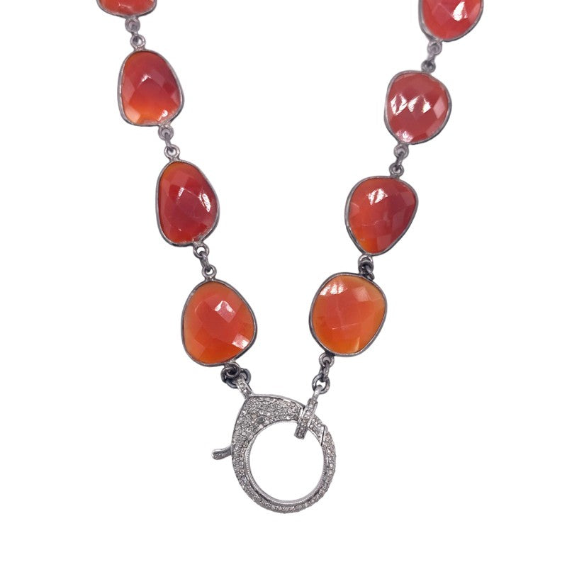 Sample Sale Carnelian Chain, 18"