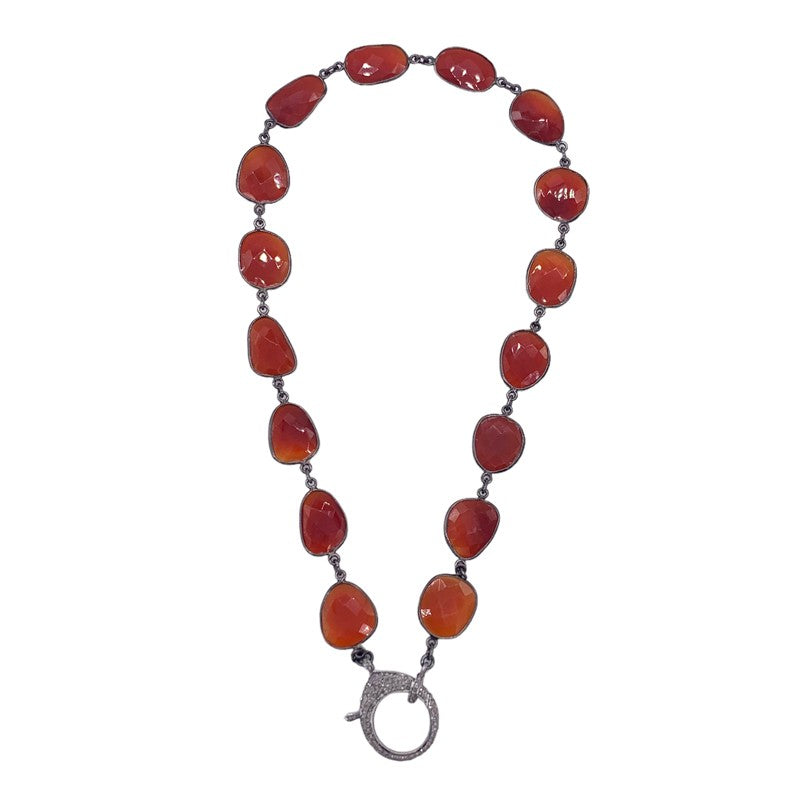 Sample Sale Carnelian Chain, 18"