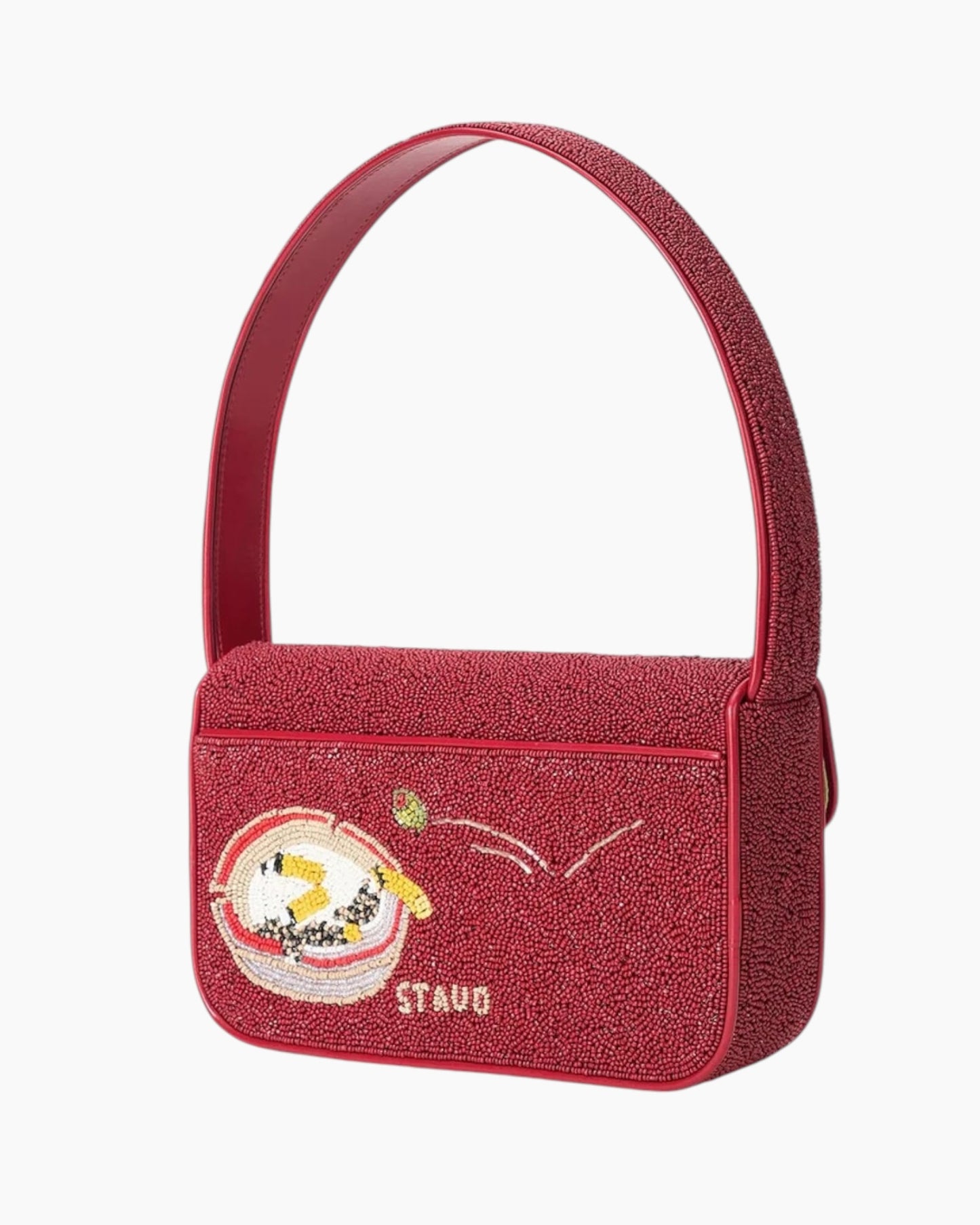 Staud Tommy Dirty Martini Beaded Bag