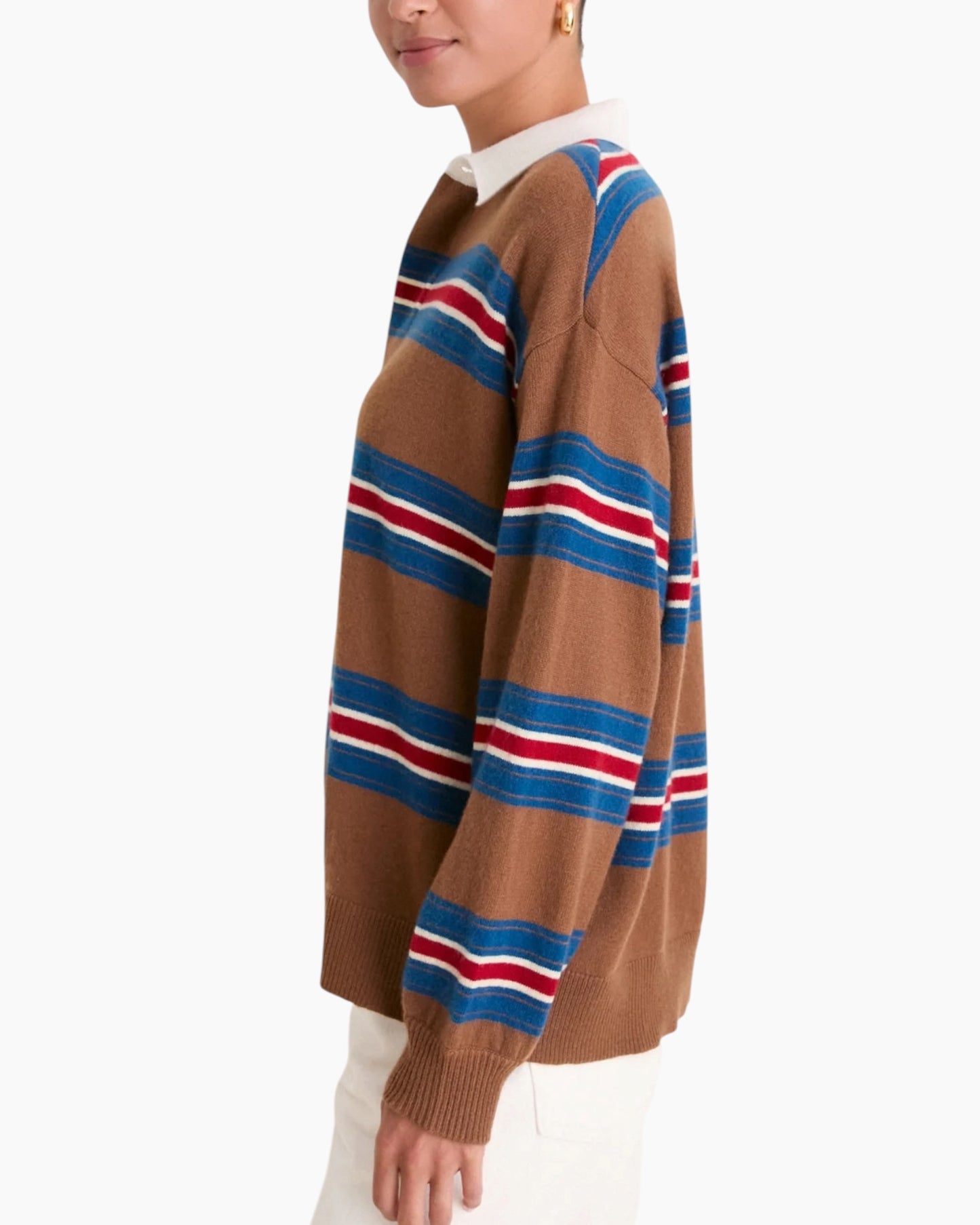 Staud Michael Striped Sweater