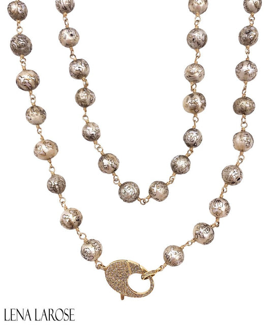 The Woods Fine Jewelry Mother of Pearl Nepal Necklace, 36"