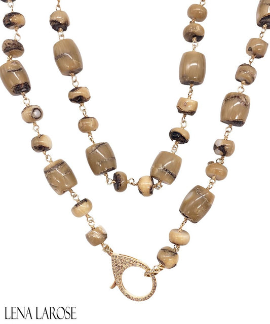 The Woods Fine Jewelry Bamboo Necklace, 36.5"