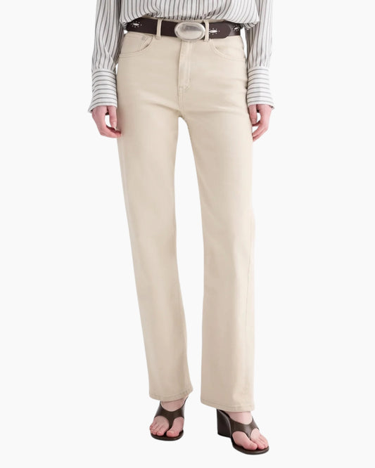 TWP Kent St. Mid-Rise Straight-Leg Jean