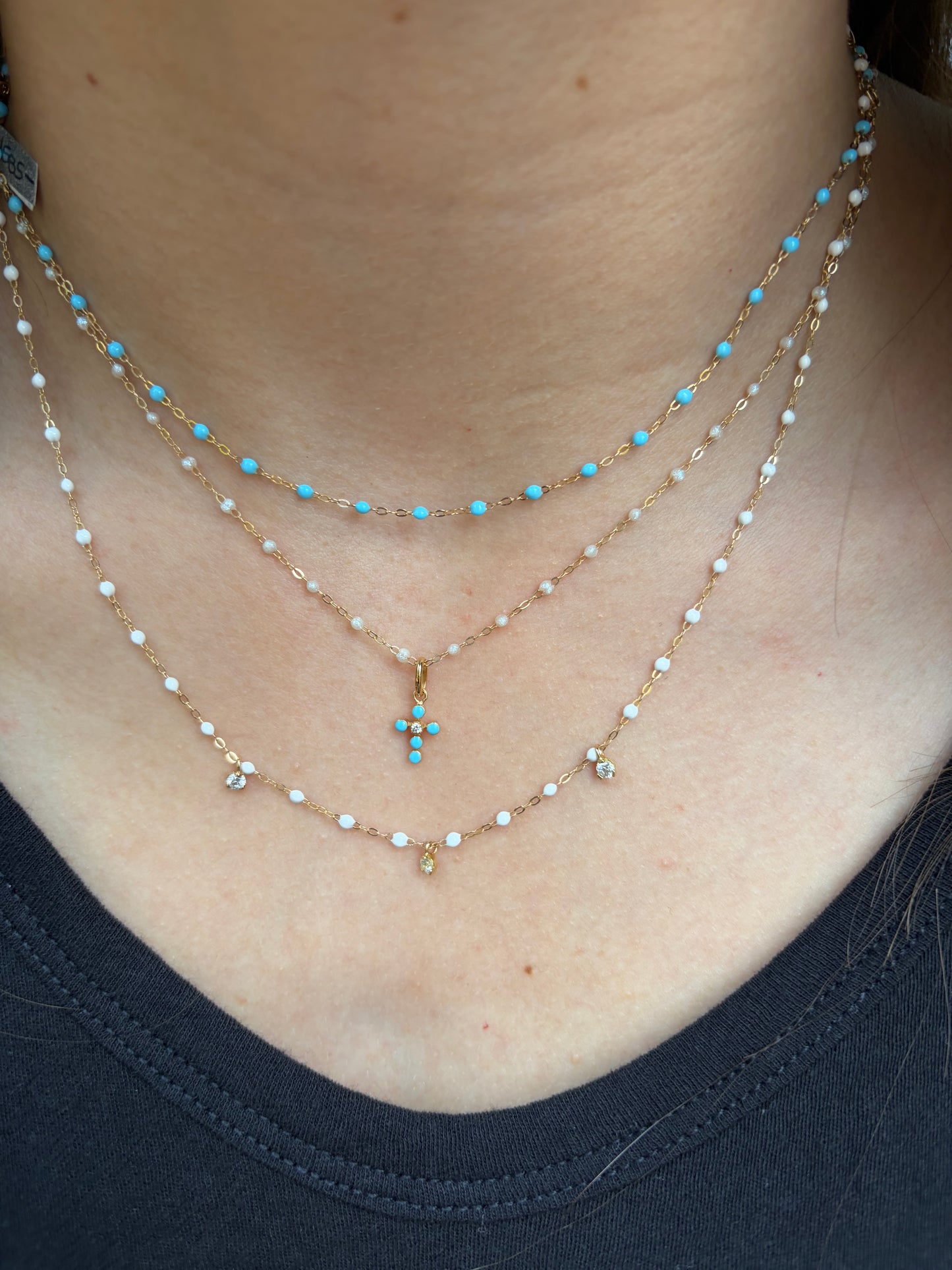 Gigi Supreme 3 Diamond Necklace