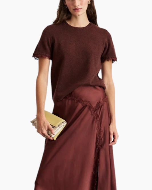 Tanya Taylor Dailey Cashmere Tee