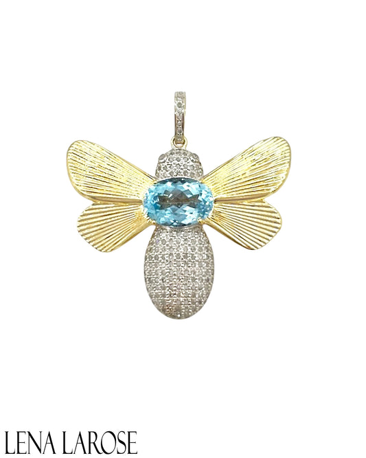TRUNKSHOW The Woods Fine Jewelry Blue Topaz Bee