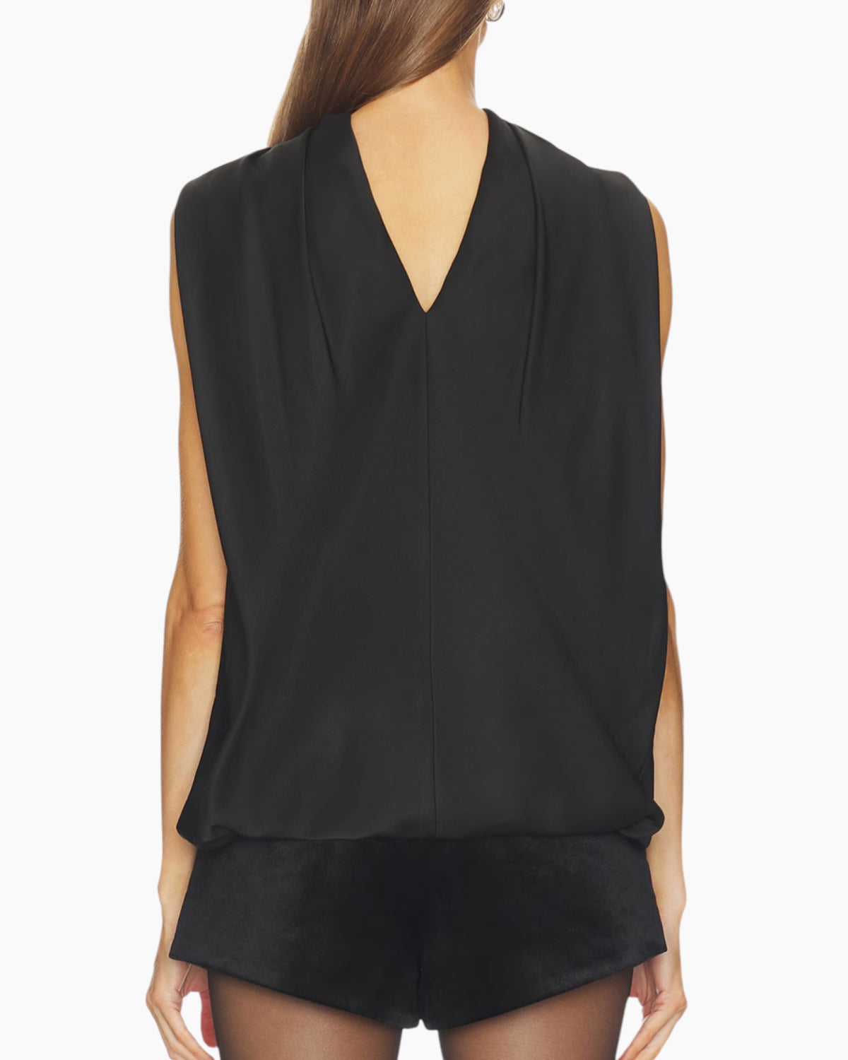 Simkhai Scarlett Cape Top Black
