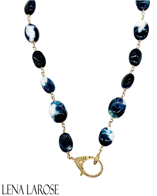 The Woods Fine Jewelry Afghanite Chain, 17.5"