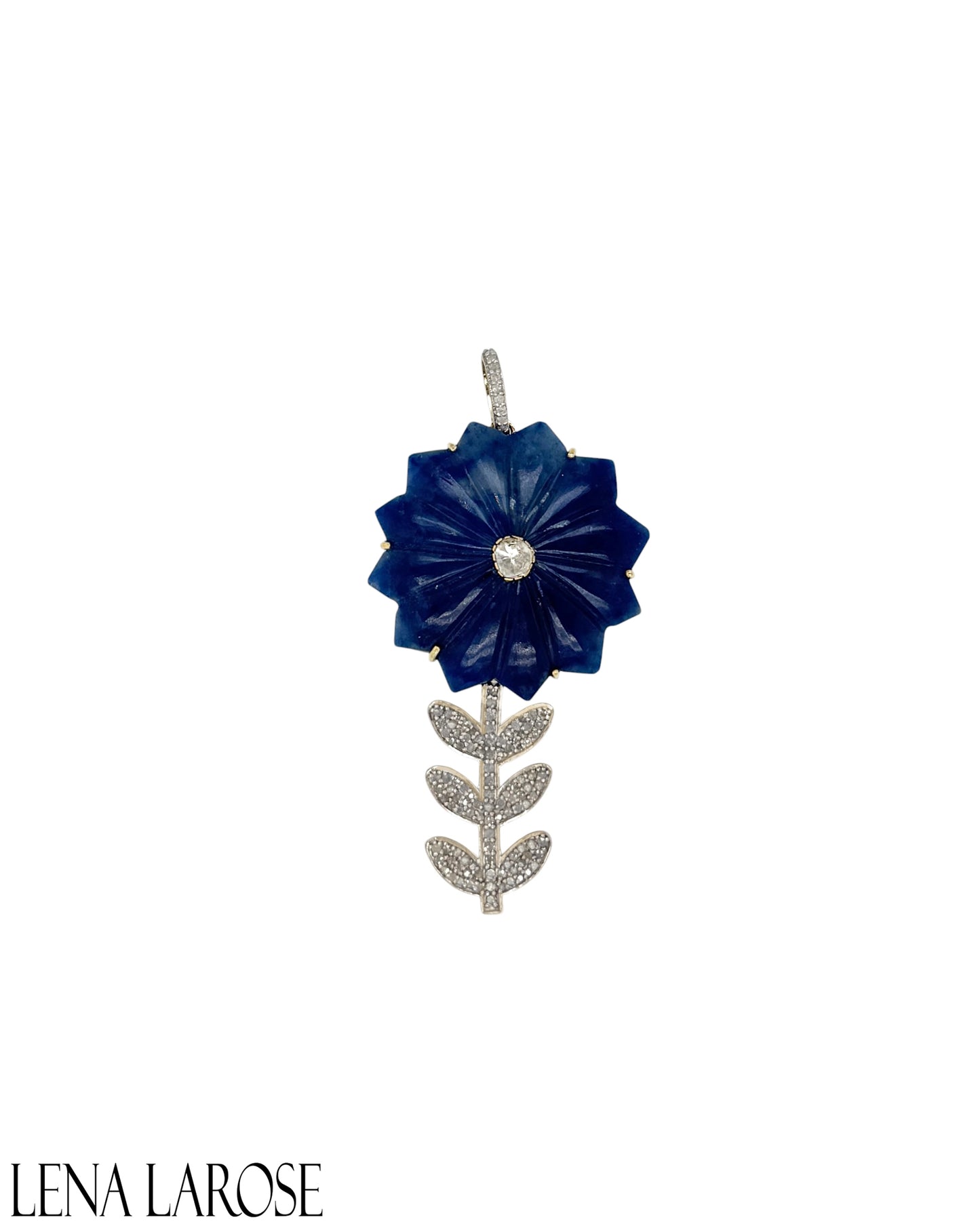 TRUNK-SHOW The Woods Lapis Flower Pendant