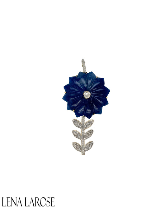 TRUNK-SHOW The Woods Lapis Flower Pendant