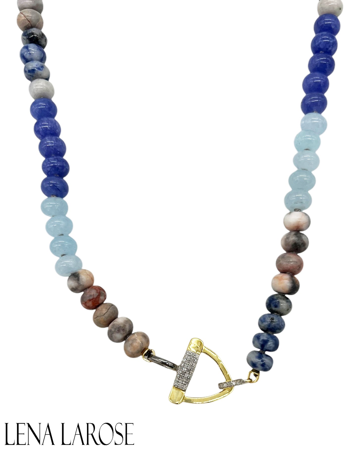 TRUNKSHOW The Woods Mixed Gemstone Chain 18"