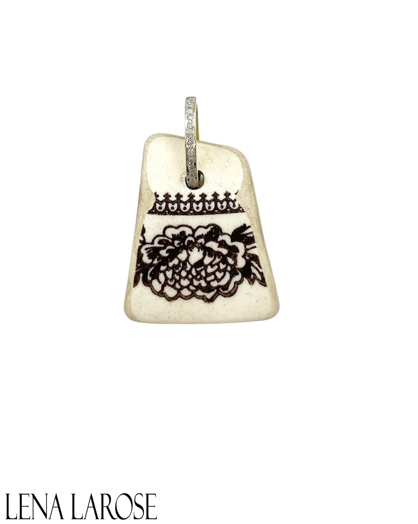 TRUNKSHOW The Woods Fine Jewelry Floral Pottery Pendant