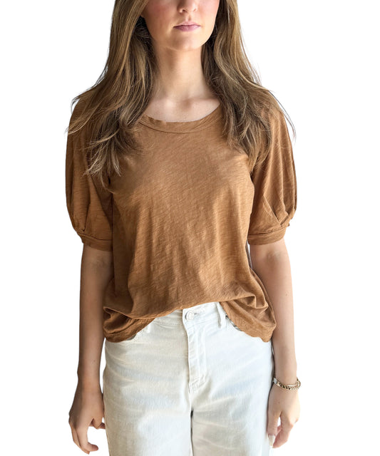 Velvet Anabelle Puff Sleeve Top