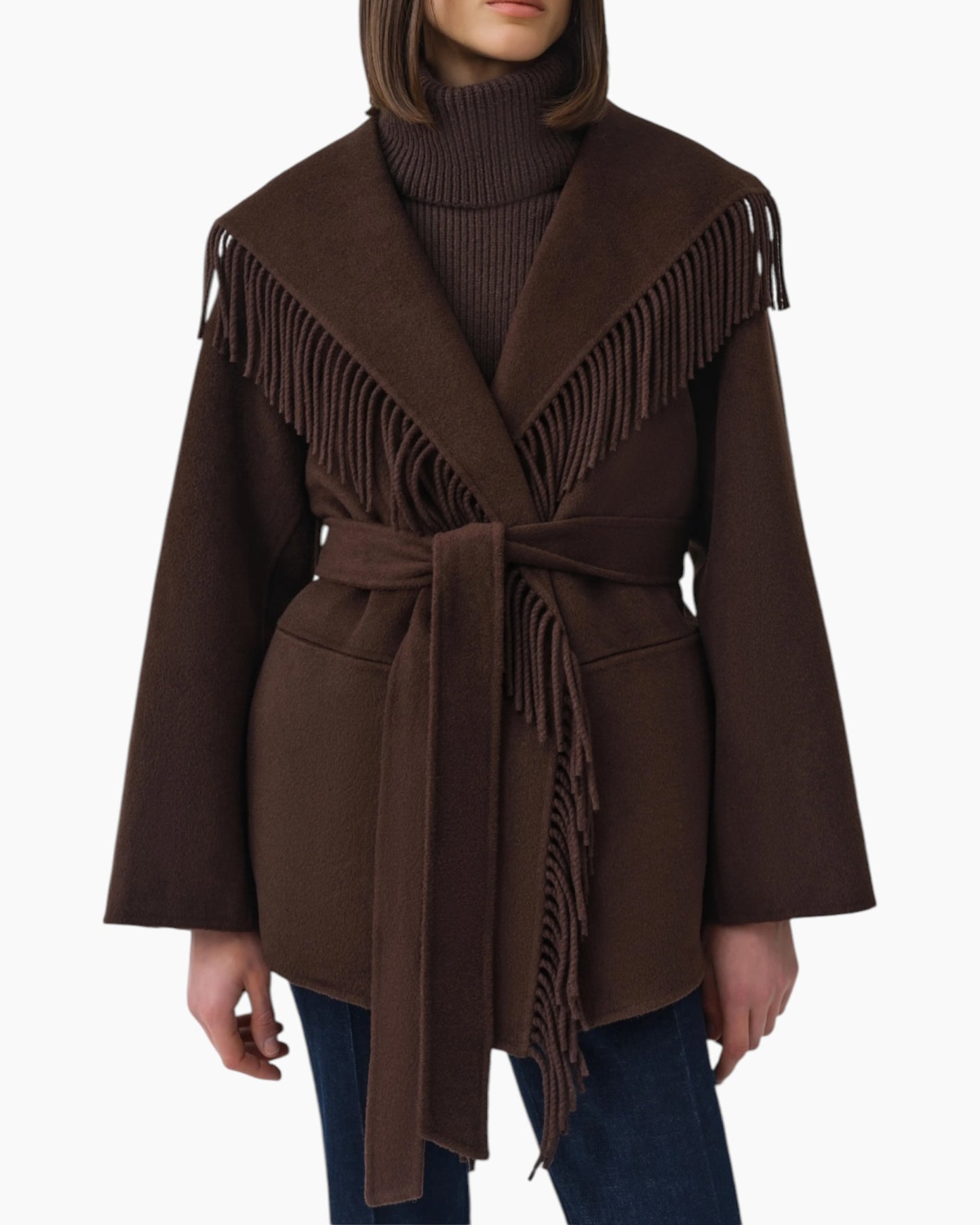 Simkhai Rowen Jacket Chocolate