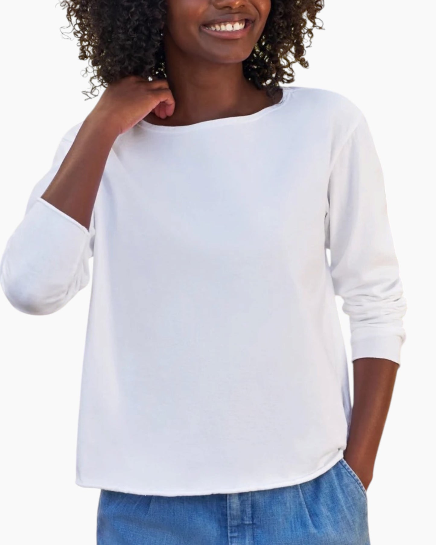 Frank & Elieen Ella Boatneck Long-Sleeve