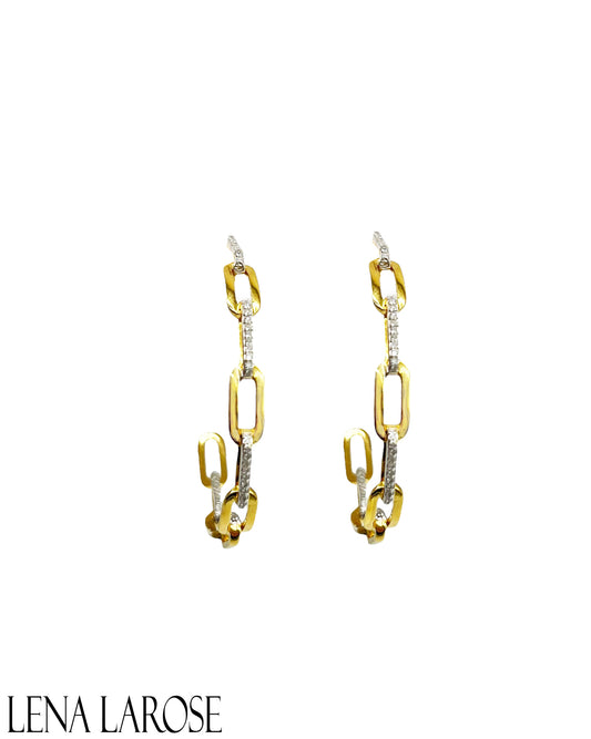 The Woods Fine Jewelry Paperclip Hoops