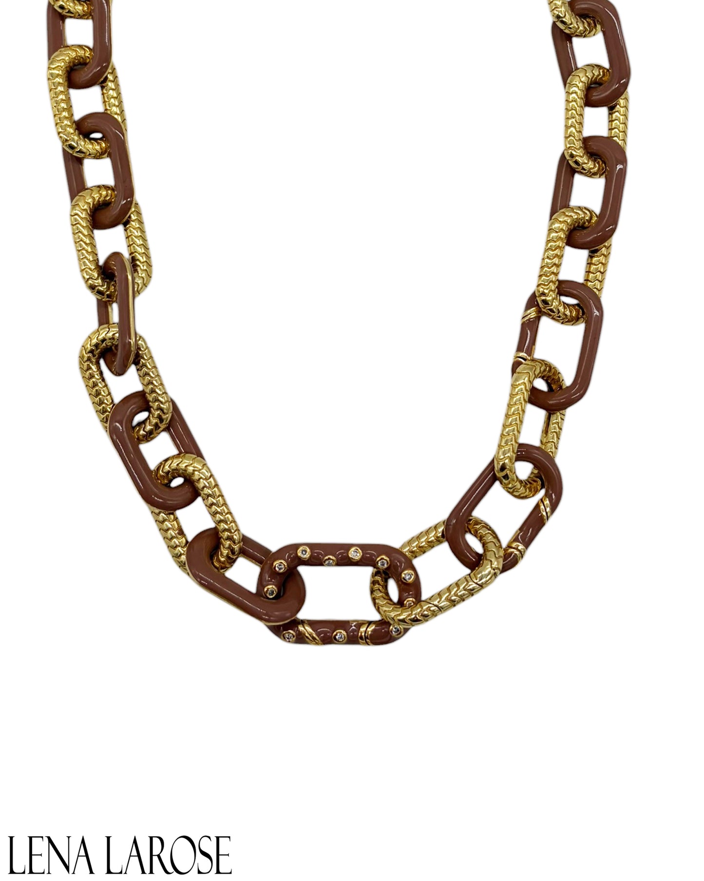 TRUNK-SHOW Royal Nomad Elizabeth Chain Taupe
