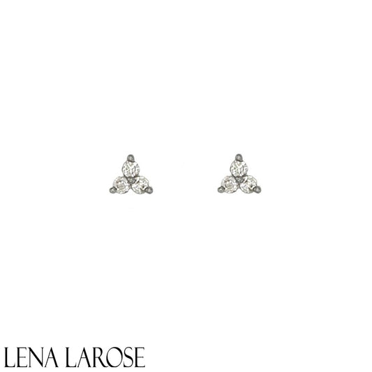 Vintage La Rose Mini Trio Studs