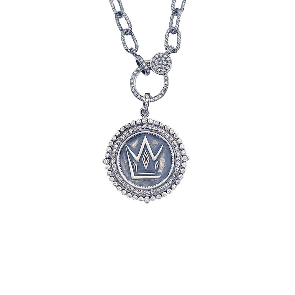 Sample Sale Crown Coin Pendant