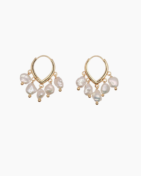 Marcia Moran Kaylin Mother of Pearl Earrings