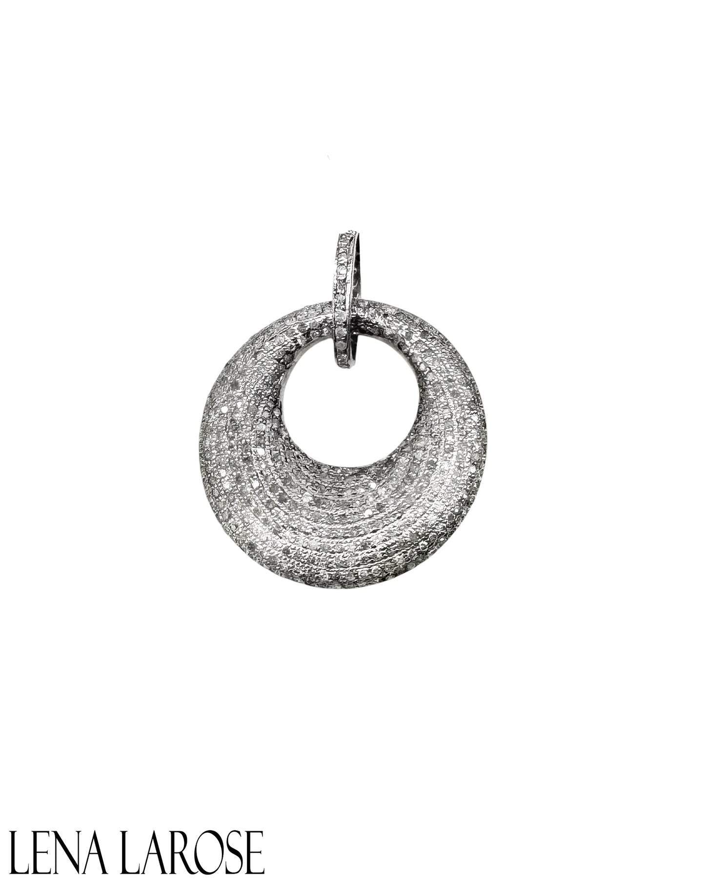 The Woods Fine Jewlery Pave Diamond Pendant