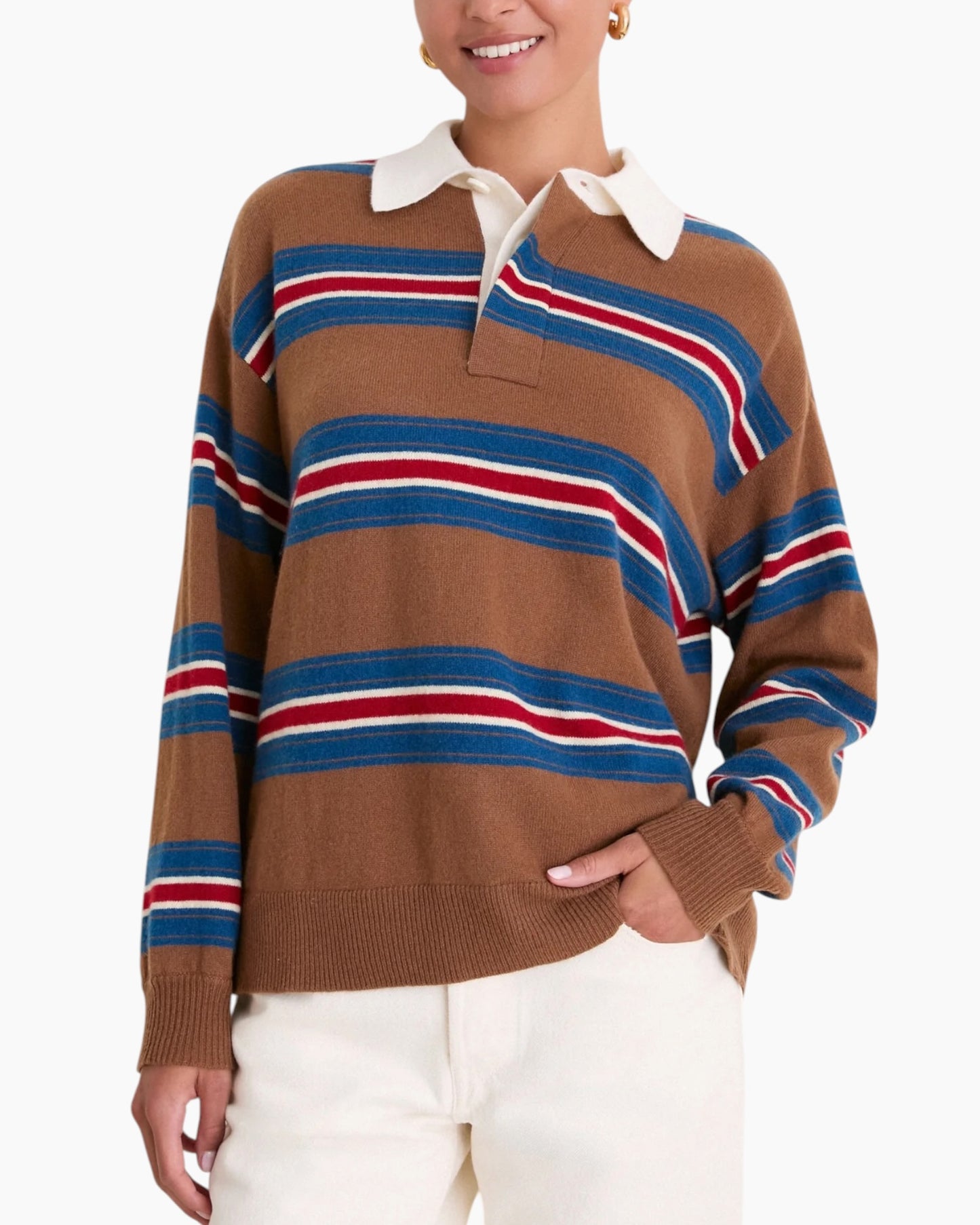 Staud Michael Striped Sweater
