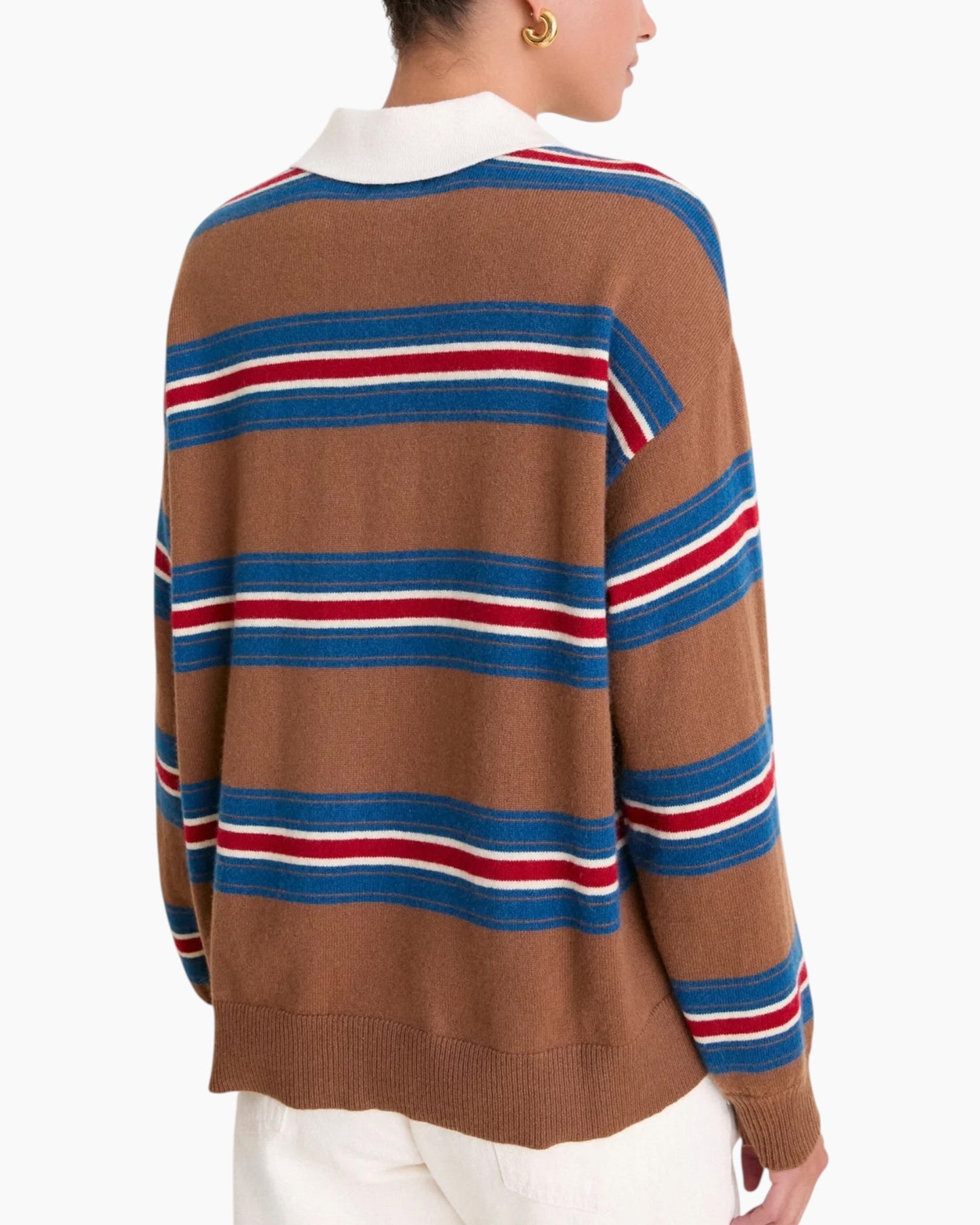Staud Michael Striped Sweater