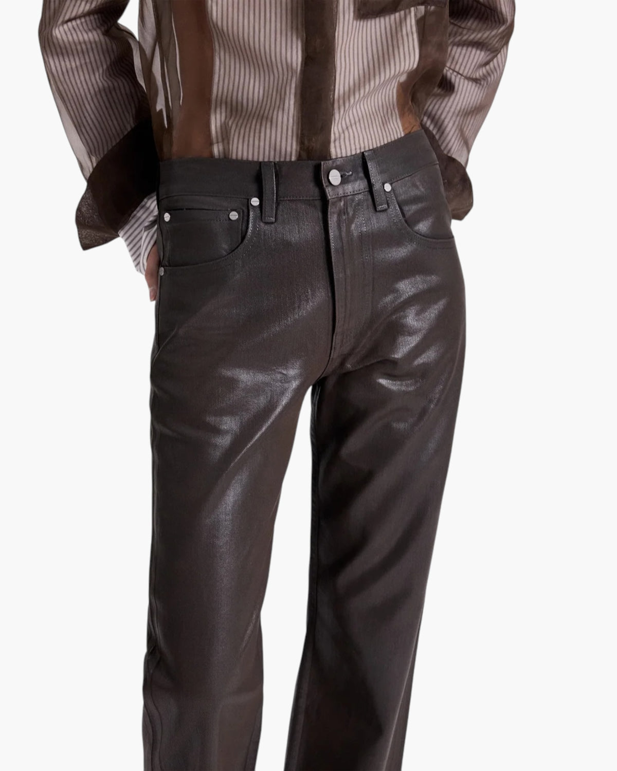 TWP Kent St Coated Denim