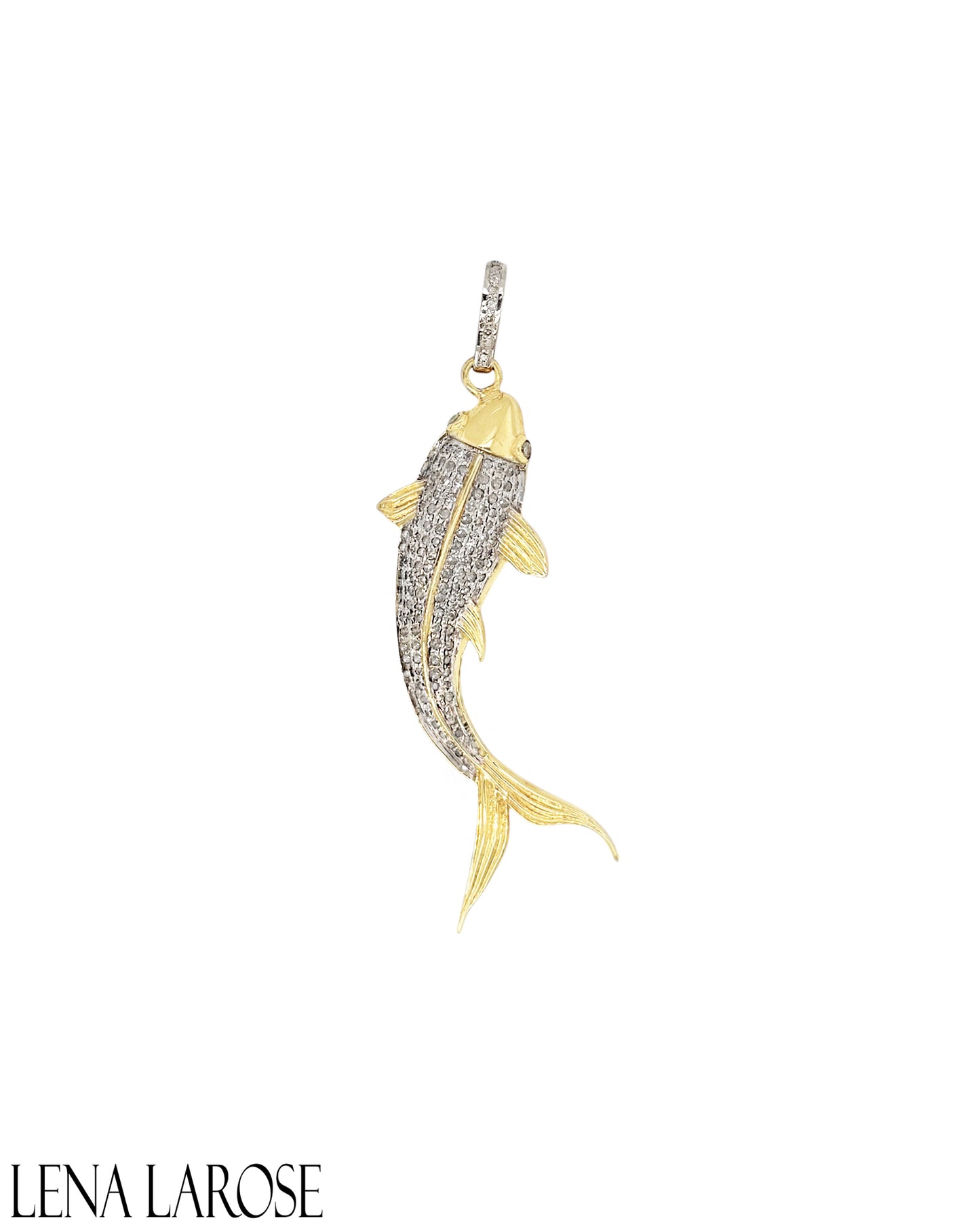 TRUNK-SHOW The Woods Pave Fish Pendant