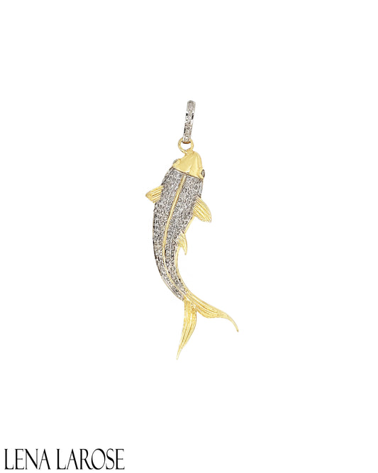 The Woods Pave Fish Pendant