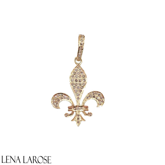 The Woods Fine Jewelry Fleur de Lys Charm