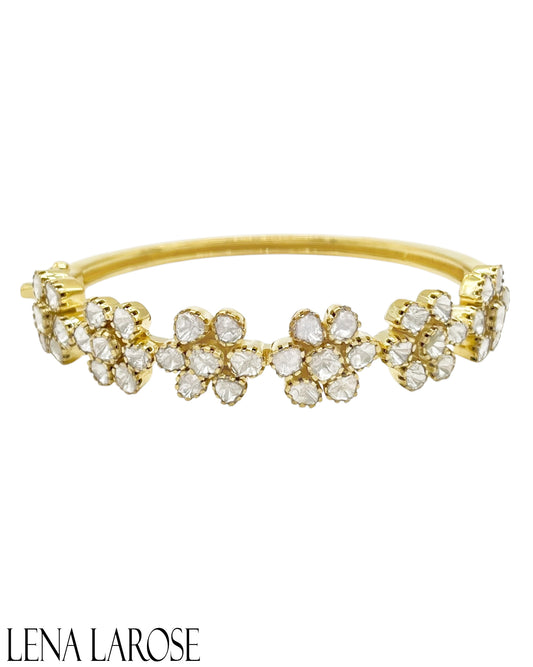 The Woods Diamond Flower Bangle