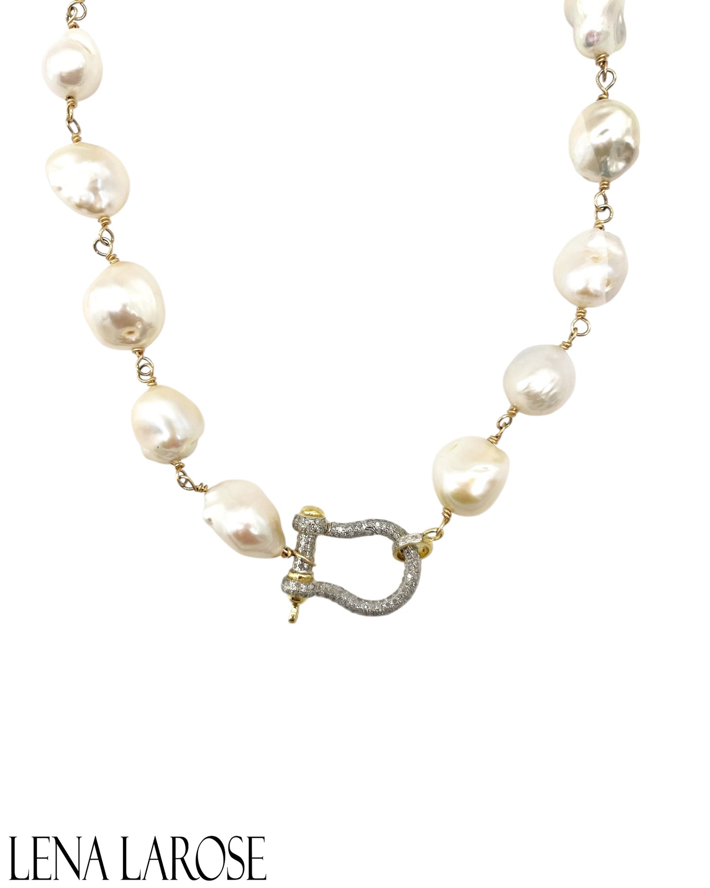 TRUNKSHOW The Woods Fine Jewelry Pearl Chain, 17.5"
