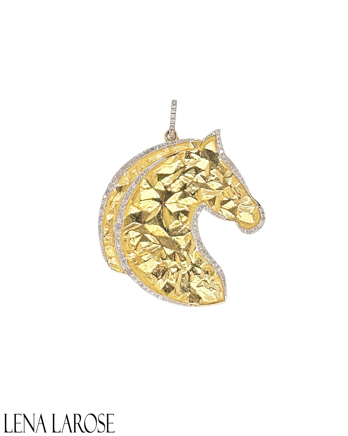 TRUNK-SHOW The Woods Brass Horse Pendant
