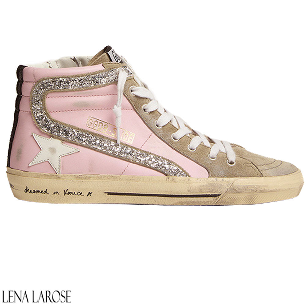 Golden Goose Pink Slide