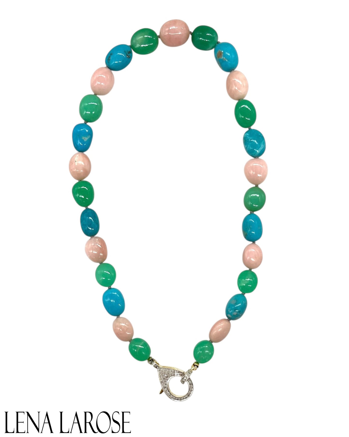 TRUNKSHOW The Woods Fine Jewelry Mixed Stone Necklace, 18.5"