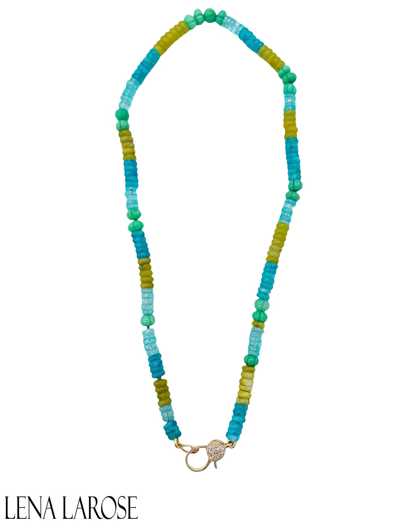 TRUNK-SHOW Royal Nomad Chrysoprase Mixed Chain