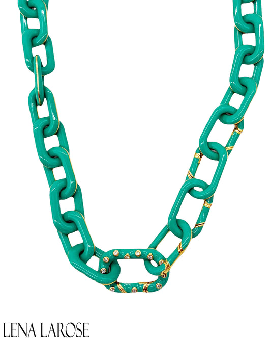 TRUNK- SHOW Royal Nomad Elizabeth Chain Turquoise