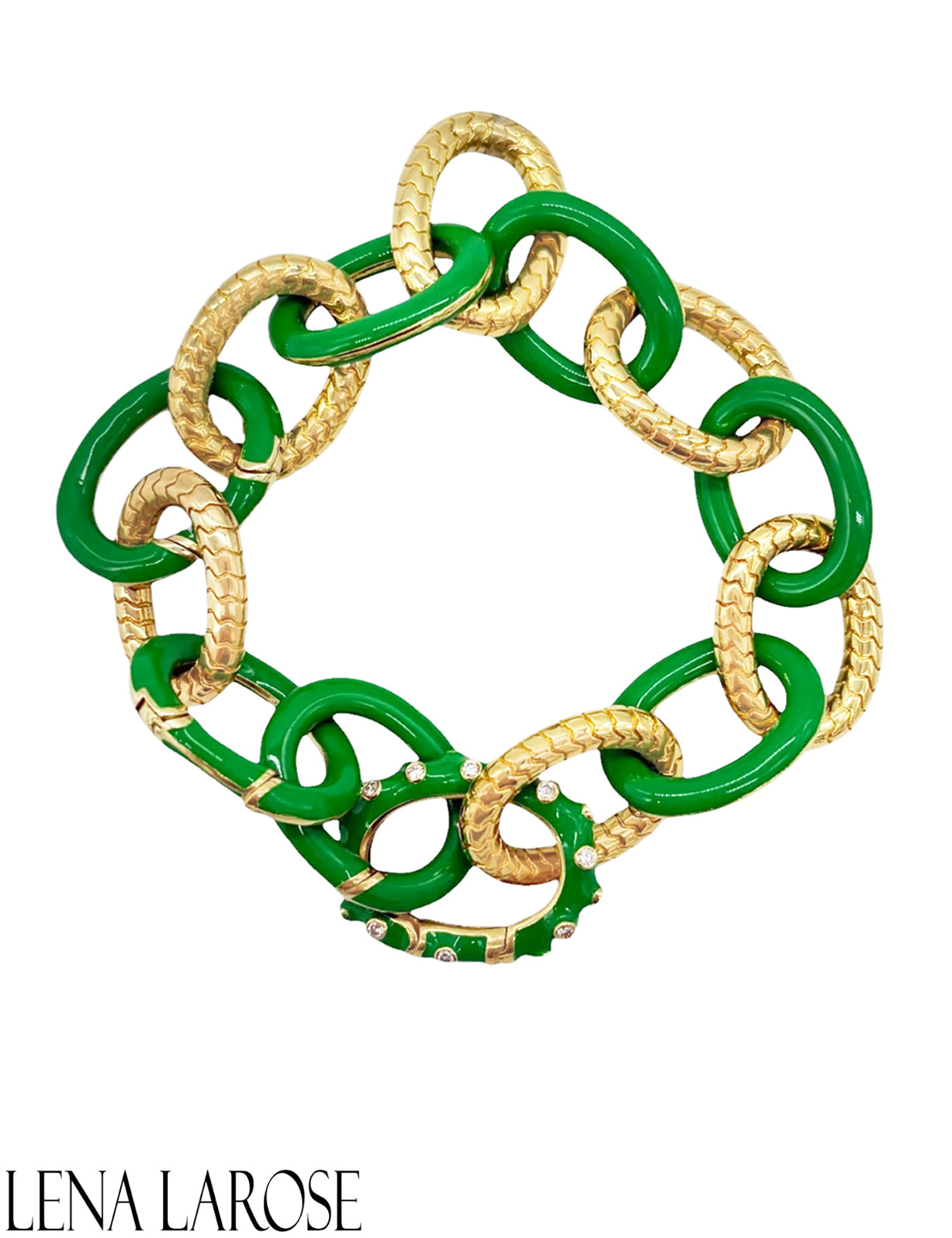 Royal Nomad Kelly Green Mixed Bracelet
