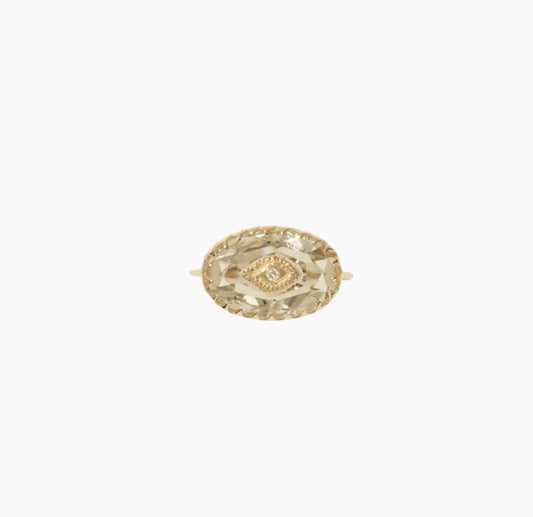 Pascale Monvoisin Green Amethyst Ring