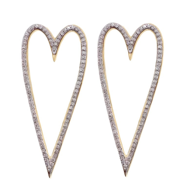 The Woods Fine Jewelry Heart Earrings