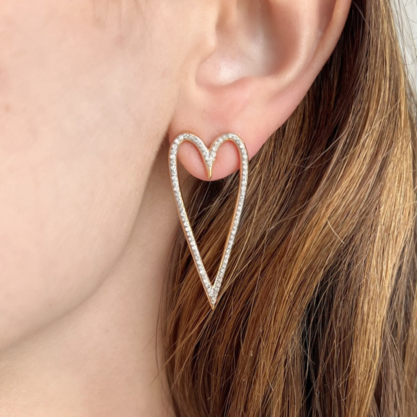 The Woods Fine Jewelry Heart Earrings